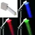 Pommeau de douche carrée avec LEDS intégrées lumineux