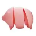 Tirelire cochon à ouverture facile cochon à trancher