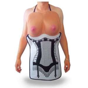 Tablier humoristique femme en lingerie sexy drole marrant