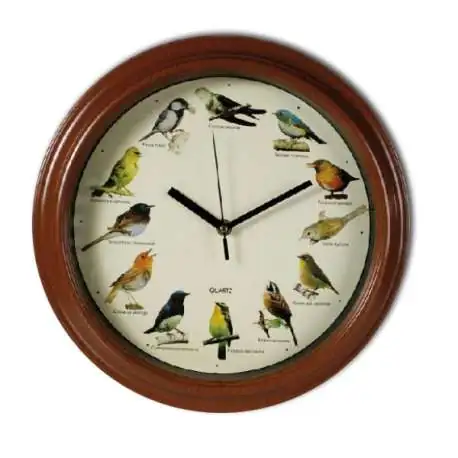 Horloge murale à oiseaux musicale melodie