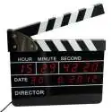 Réveil digital clap de cinéma réalisateur de film