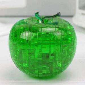 Puzzle 3D effet crystal en forme de pomme