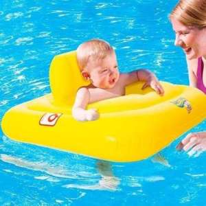 Bouée fauteuil siège gonflable pour bébés piscine mer enfant carré
