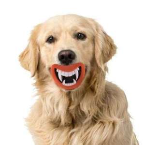 Jouet pour chien en forme de bouche amusante