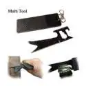 Carte multi outil 7 Fonctions en acier inoxydable survie