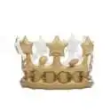 Couronne gonflable en plastique accessoire déguisement