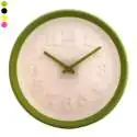 Horloge colorée avec chiffres en relief
