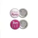Badge future mariée et 5 badges team EVJF enterrement vie jeune fille