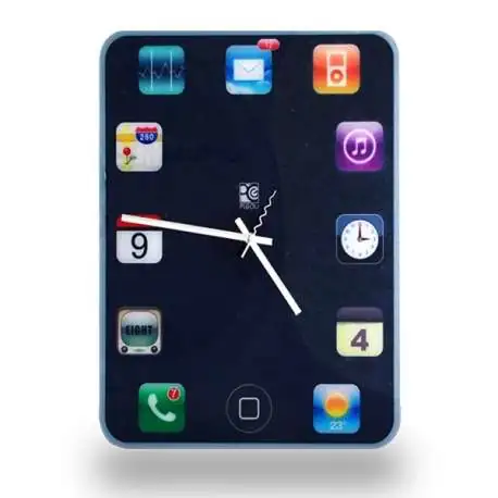 Horloge murale menu d'iPhone Ipad ipod