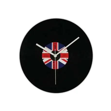 Horloge murale disque vinyle Royaume Uni UK