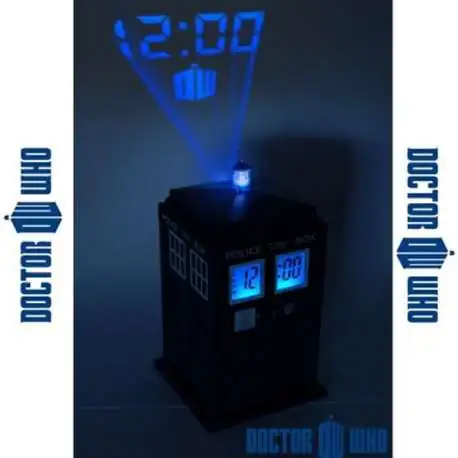 Réveil à projection TARDIS Série Dr Who
