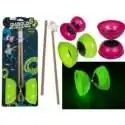 Diabolo brillant dans le noir phosphorescent