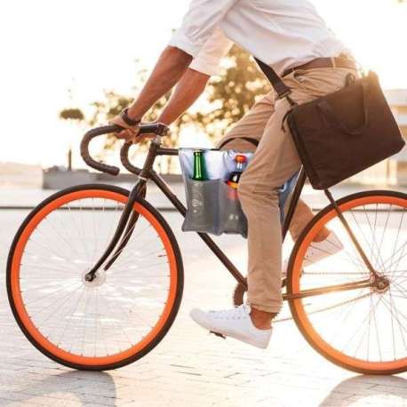Sacoche réfrigérante pour Vélo avec attache et anse porte bouteille