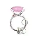 Porte-clé bague diamant femme bague 5 anneaux