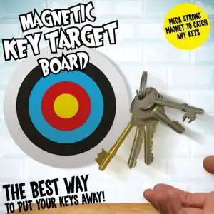 Accroche-clés magnétique cible de fléchette
