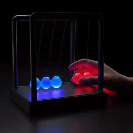 Pendule lumineux de Newton LED 3 modes