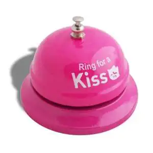 Sonnette clochette à pression Ring for a Kiss