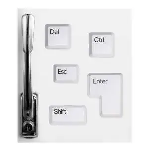 Lot de 5 aimants touches de clavier magnet