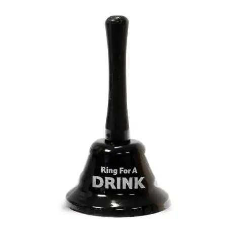 Clochette noire Ring for a Drink alcool