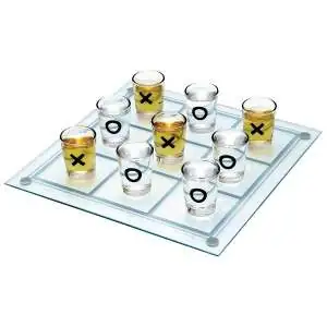 Jeu à boire Morpion Cadeaux alcool Jeux alcool adulte À partir de 18 ans  Fêtes