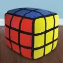 Pouf Rubik's cube à gonfler coussin