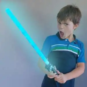 Sabre laser avec effet son et lumière lumineux et sonore