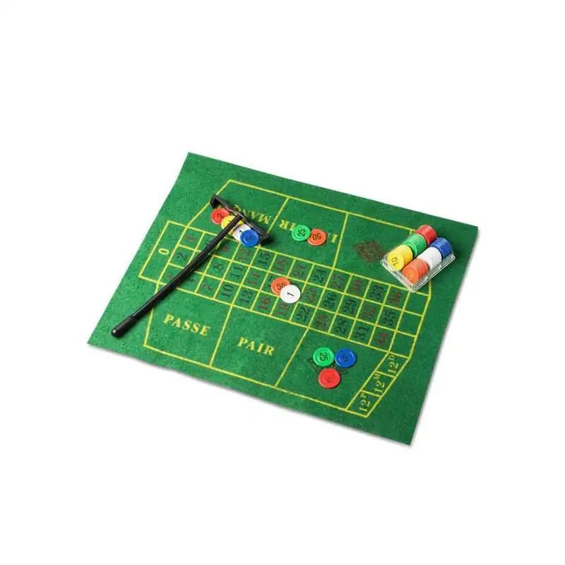 Roulette à boire 16 verres shooter tapis vert râteau de croupier -  Totalcadeau