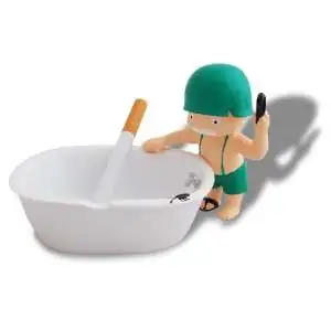 Petit soldat et sa baignoire cendrier