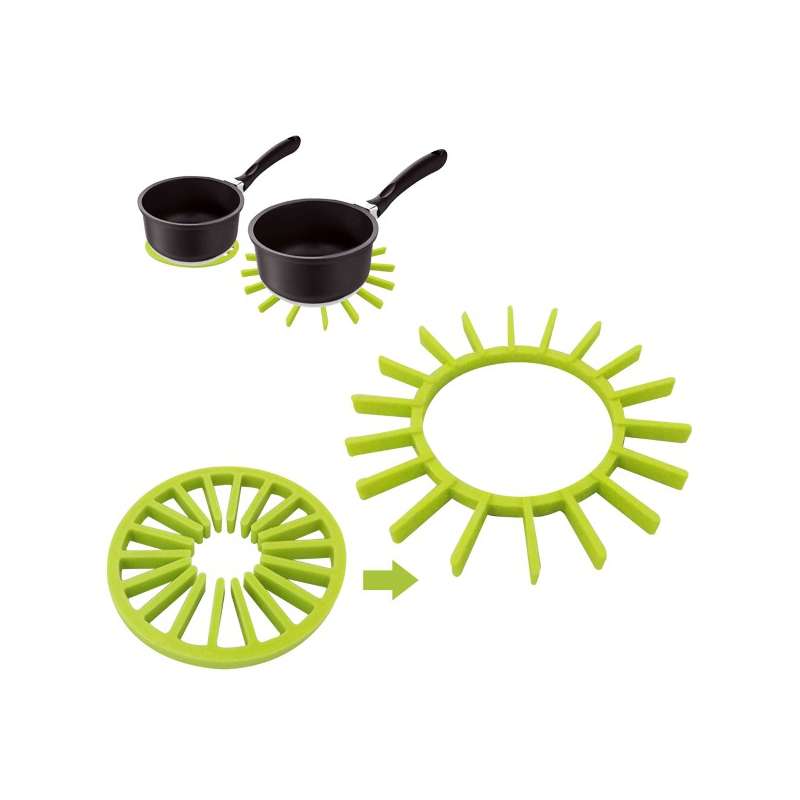 Dessous de plat 2 en 1 en silicone - Totalcadeau