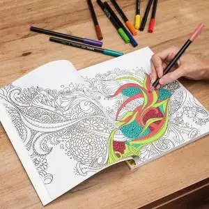 Livre de coloriage antistress