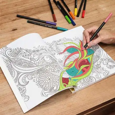 Livre de coloriage antistress - Totalcadeau