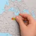 Mappemonde à gratter enfant plus de 8 ans Map Monde carte