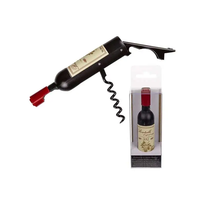 Coffret Tire-bouchon en forme de Bouteille de Vin