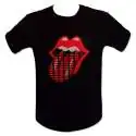 T-shirt rolling stones equalizer lumineux éclairé