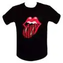 T-shirt rolling stones equalizer lumineux éclairé