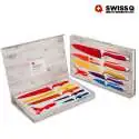 Coffret de couteaux Swiss Q 5 couteaux et 1 économe