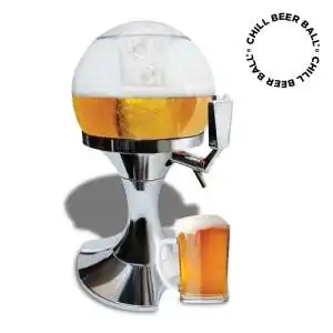 Distribution de bière en forme de ballon