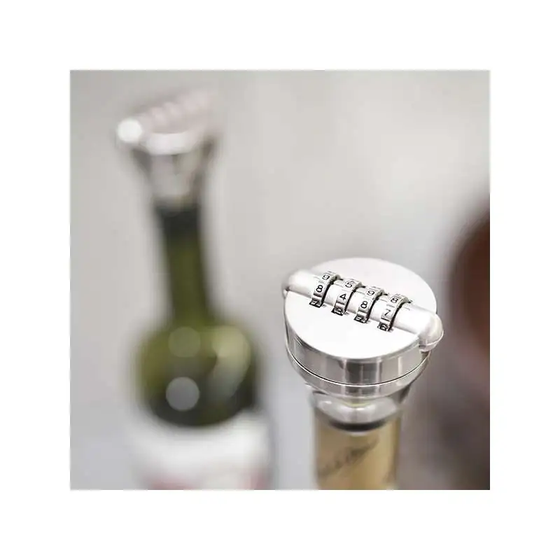 TD® cadenas bouteille code 3 chiffres bouchon vintage a combinaison serrure  verrou vin champagne alcool capuchon verrouillage sécuri - Achat / Vente  TD® cadenas bouteille code 3 - Cdiscount