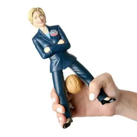 Casse-noix figurine Hillary Clinton