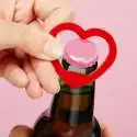 Porte-clés cœur décapsuleur ouvre bouteille