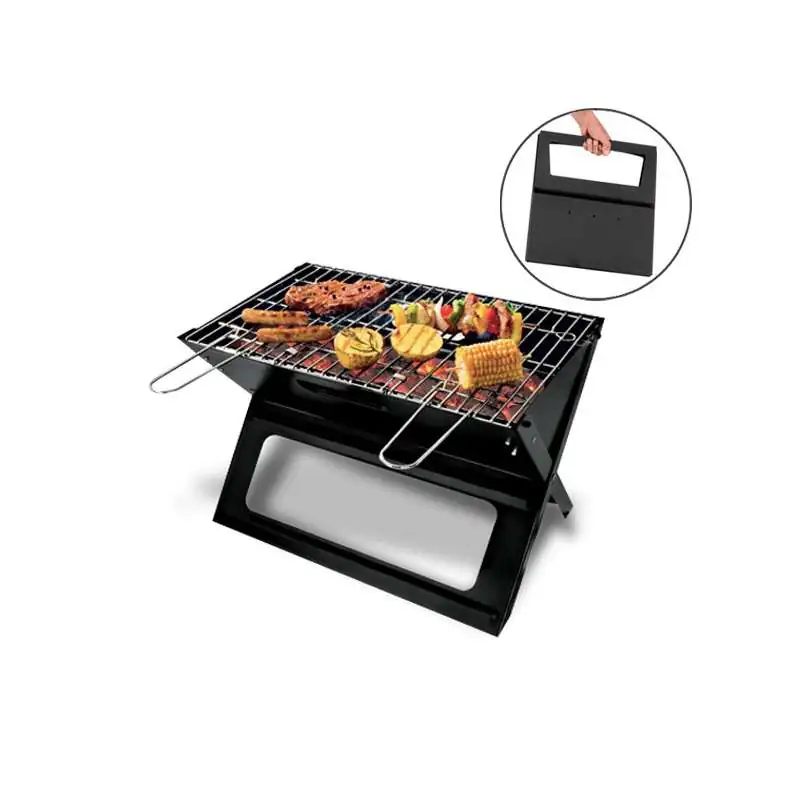 Barbecue de voyage pliant slim transportable portable et ses grilles -  Totalcadeau