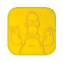 Tampon Toast Homer Simpson jaune