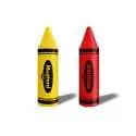 Duo de récipients distributeurs de sauce en forme de crayon