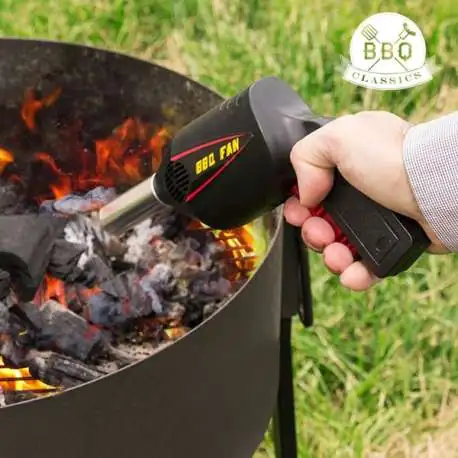 Pistolet ventilateur pour barbecue allume facile bbq