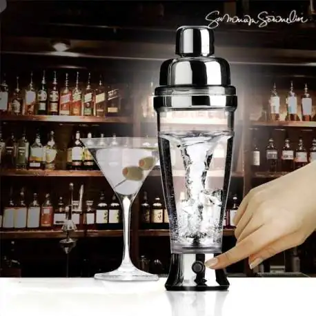 Shaker électrique deluxe pour barman - Totalcadeau