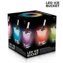 Seau à glace à LED multicolore champagne boisson alcool lumineux