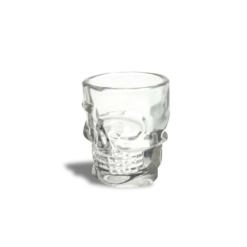 Cadeau pour homme et femme Set de verres /à t/ête de mort Accessoires de cuisine Accessoires de bar pour homme et femme Set de verres /à shooters Lot de 4 verres /à shooters en forme de t/ête de mort