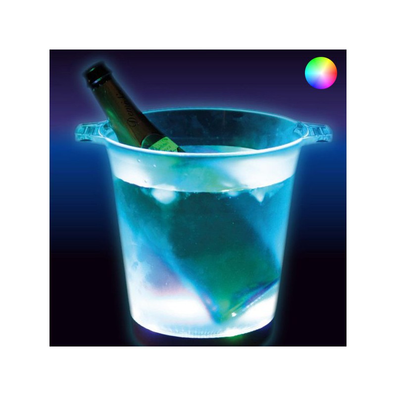 Seau à glace réfrigérant avec défilement de lumières LED