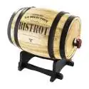 Tonneau en bois pour la distribution de vin en bois 3 litres