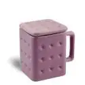 Tasse en forme de biscuit avec couvercle